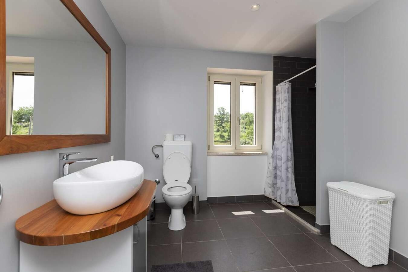 Villa Viscum In Central Istria For 8 Persons With Large Garden - Pet Friendly بازين المظهر الخارجي الصورة